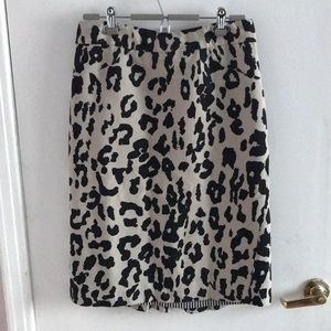 L.A.M.B. Leopard Skirt